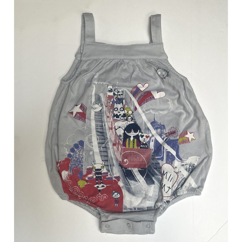 Little Marc Jacobs Romper Baby 6m Roller Coaster Designer Outfit New